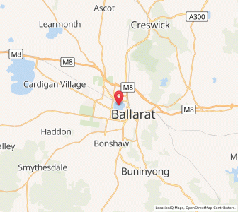 Map of Wendouree, VictoriaVictoria