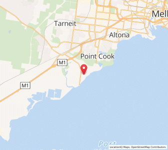 Map of Werribee South, VictoriaVictoria