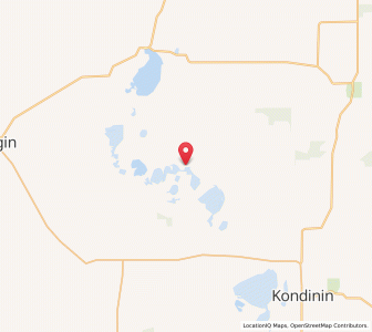 Map of West Bendering, Western Australia