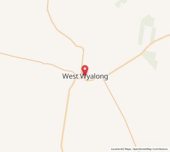 Map of West Wyalong, New South Wales