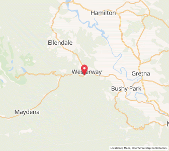 Map of Westerway, TasmaniaTasmania