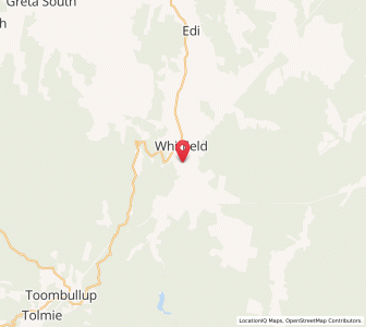 Map of Whitfield, VictoriaVictoria