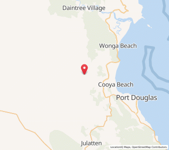 Map of Whyanbeel Valley, Queensland