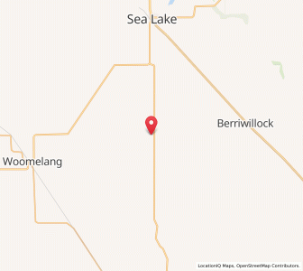 Map of Willangie, VictoriaVictoria