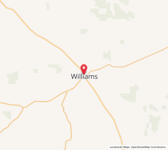 Map of Williams, Western Australia