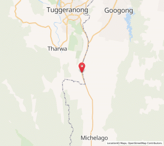 Map of Williamsdale, New South Wales