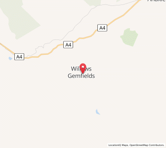 Map of Willows, Queensland