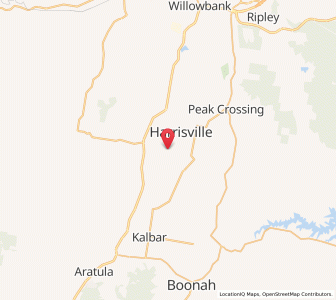 Map of Wilsons Plains, Queensland
