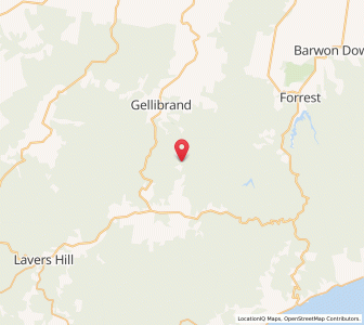 Map of Wimba, VictoriaVictoria