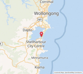 Map of Windang, New South Wales