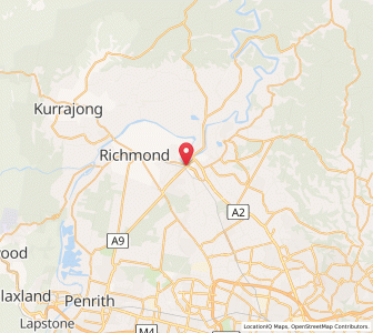 Map of Windsor, New South Wales