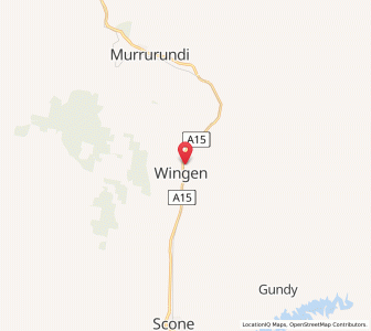 Map of Wingen, New South Wales
