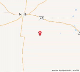 Map of Winiam East, VictoriaVictoria