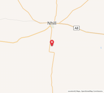 Map of Winiam, VictoriaVictoria