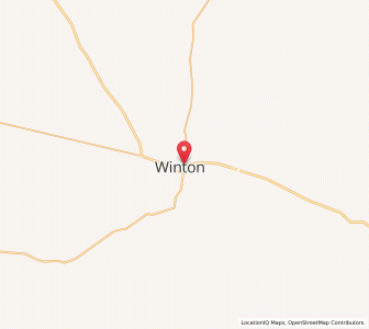 Map of Winton, Queensland