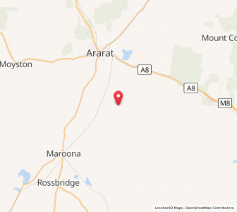 Map of Wirra Wirra, VictoriaVictoria