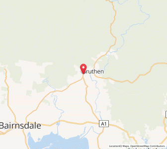 Map of Wiseleigh, VictoriaVictoria