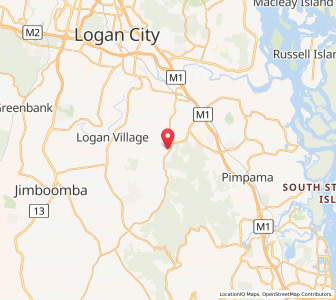 Map of Wolfdene, Queensland