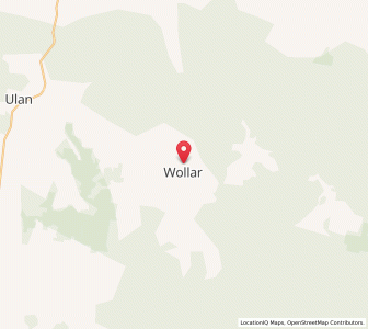 Map of Wollar, New South Wales
