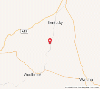 Map of Wollun, New South Wales