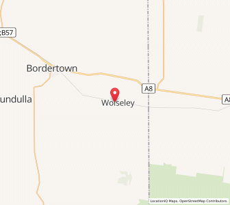 Map of Wolseley, South Australia