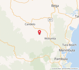 Map of Wolumla South, New South Wales