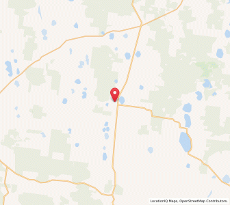 Map of Wombelano, VictoriaVictoria