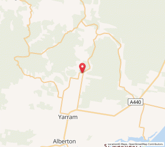 Map of Won Wron, VictoriaVictoria