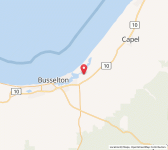 Map of Wonnerup, Western Australia