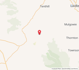 Map of Woodbine, Queensland