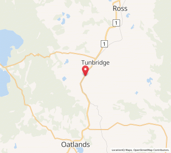 Map of Woodbury, TasmaniaTasmania