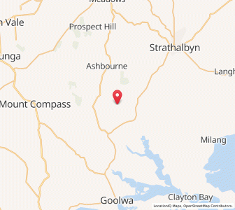 Map of Woodlands, South Australia