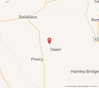 Map of Woods, South Australia