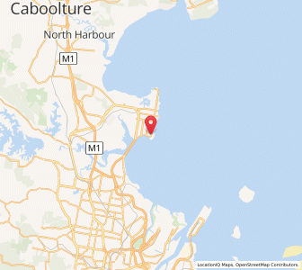 Map of Woody Point, Queensland