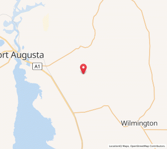 Map of Woolundunga, South Australia