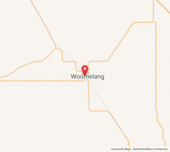 Map of Woomelang, VictoriaVictoria