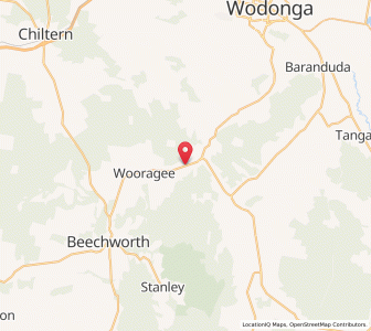 Map of Wooragee, VictoriaVictoria