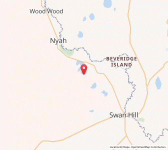 Map of Woorinen North, VictoriaVictoria