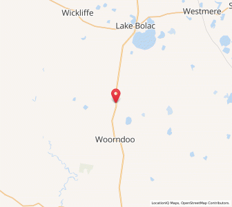 Map of Woorndoo Upper, VictoriaVictoria
