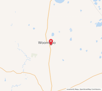 Map of Woorndoo, VictoriaVictoria