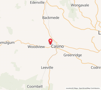 Map of Wooroowoolgan, New South Wales