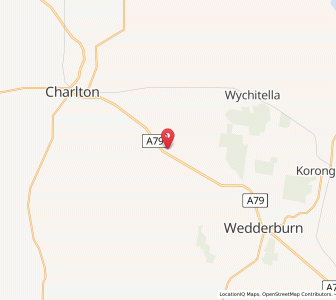 Map of Woosang, VictoriaVictoria