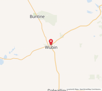 Map of Wubin, Western Australia