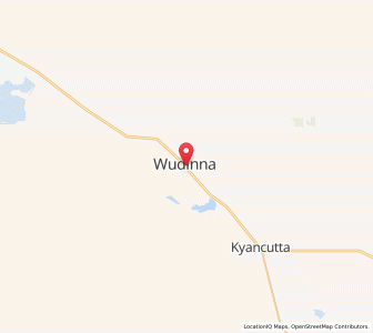 Map of Wudinna, South Australia