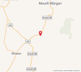 Map of Wura, Queensland