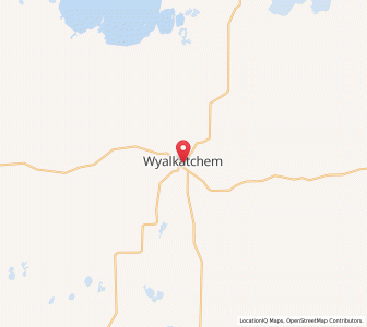 Map of Wyalkatchem, Western Australia