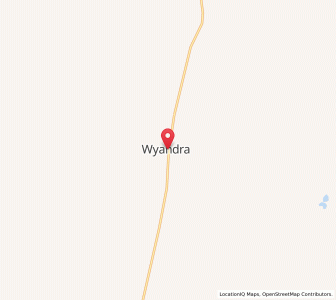 Map of Wyandra, Queensland
