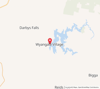 Map of Wyangala, New South Wales