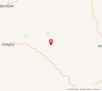 Map of Wybelana, New South Wales