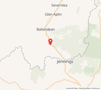 Map of Wyberba, Queensland